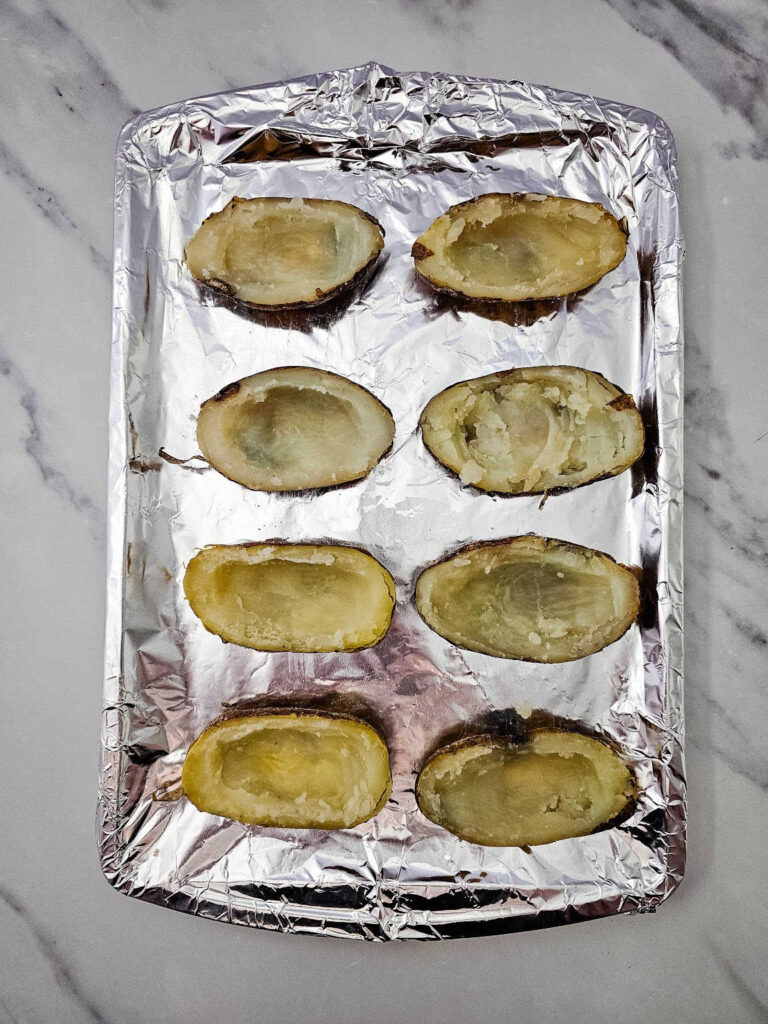 Jalapeno popper potato skins process 9