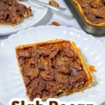 Pecan slab pie pin