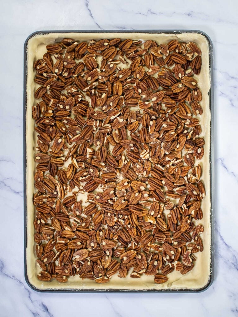 Pecan slab pie process 4