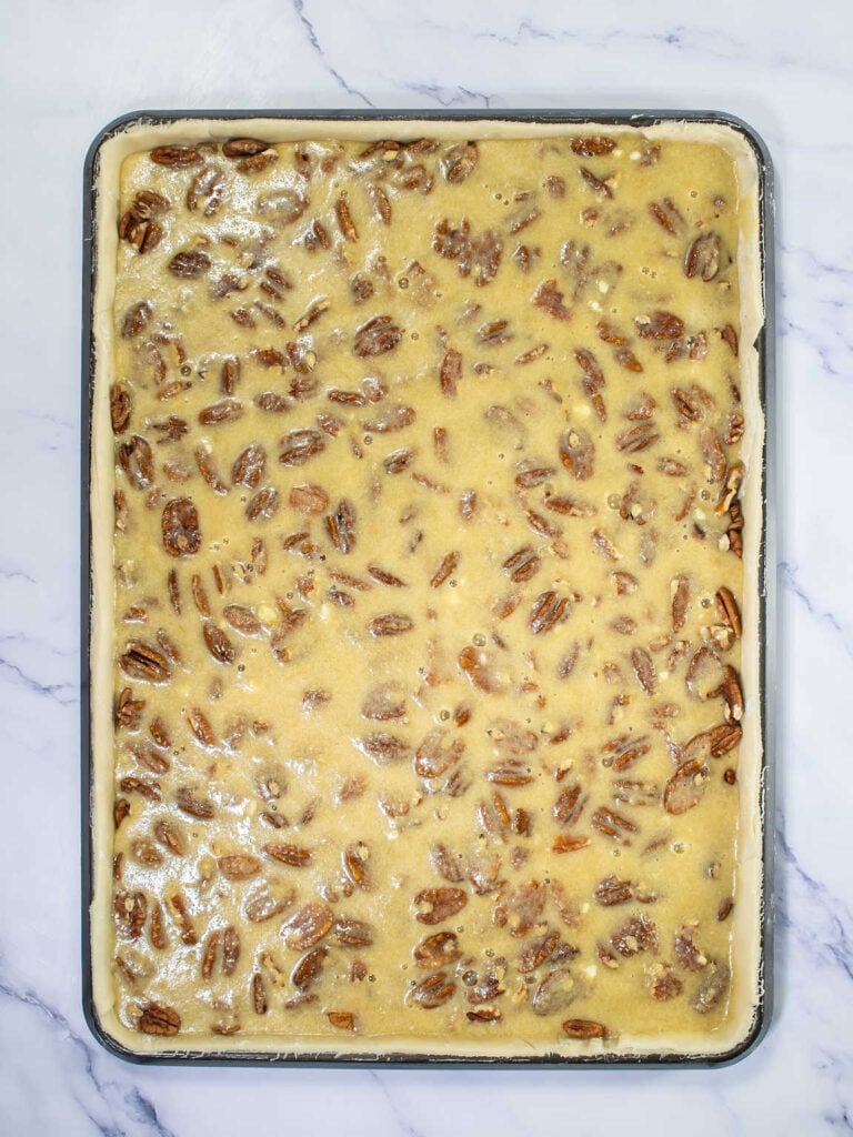 Pecan slab pie process 7