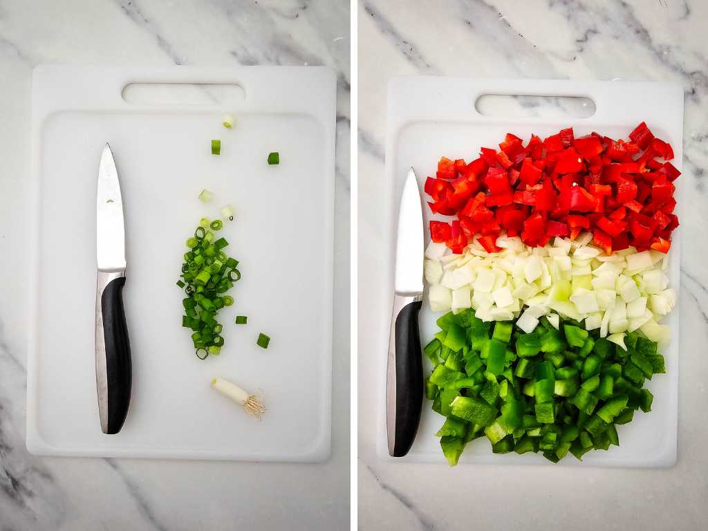 Sheet Pan Tex Mex Quesadillas process 2