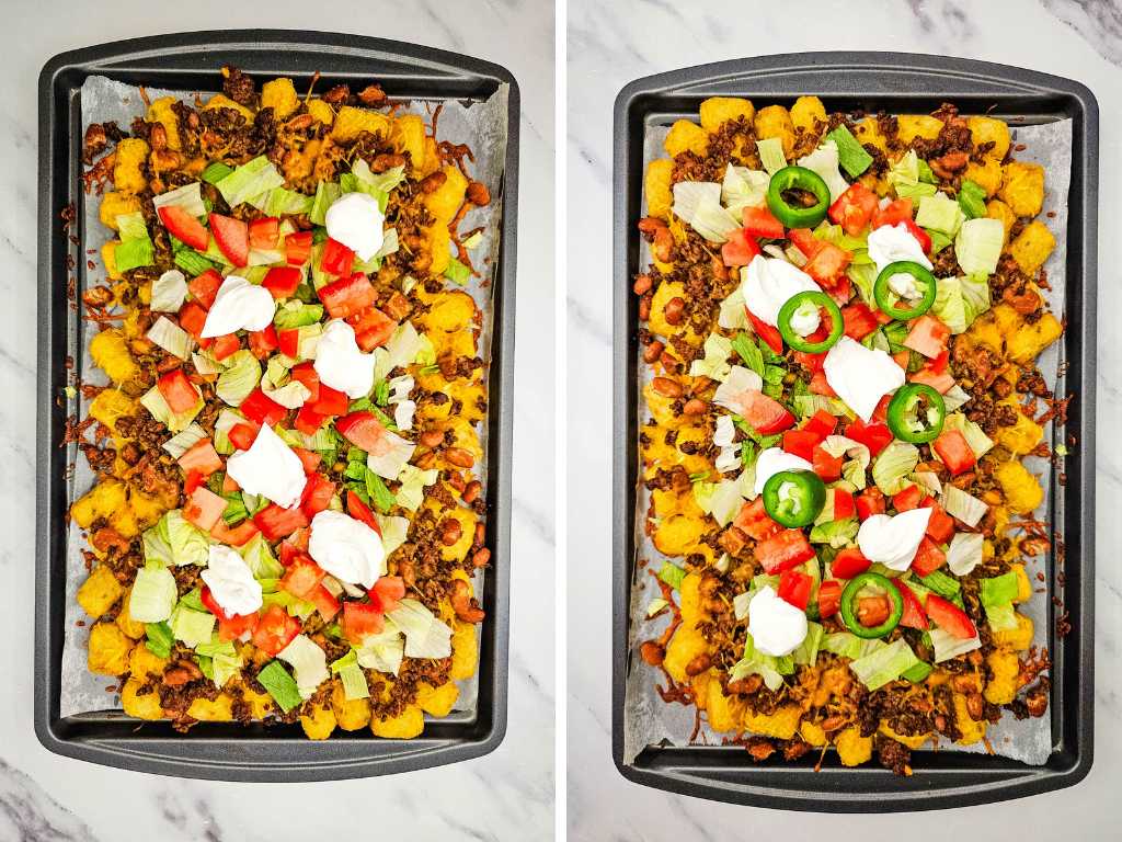 Sheet pan beef tater tot nachos process 6(1)