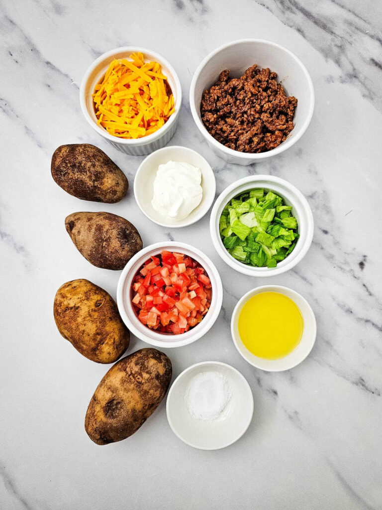 Taco potato skins ingredients