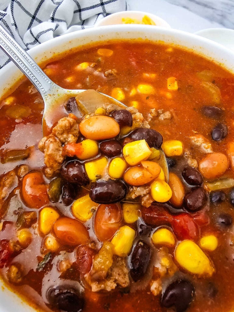 7 Can taco soup