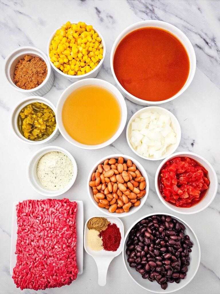 7 Can taco soup ingredients