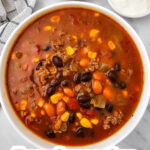 7 Can taco soup pin