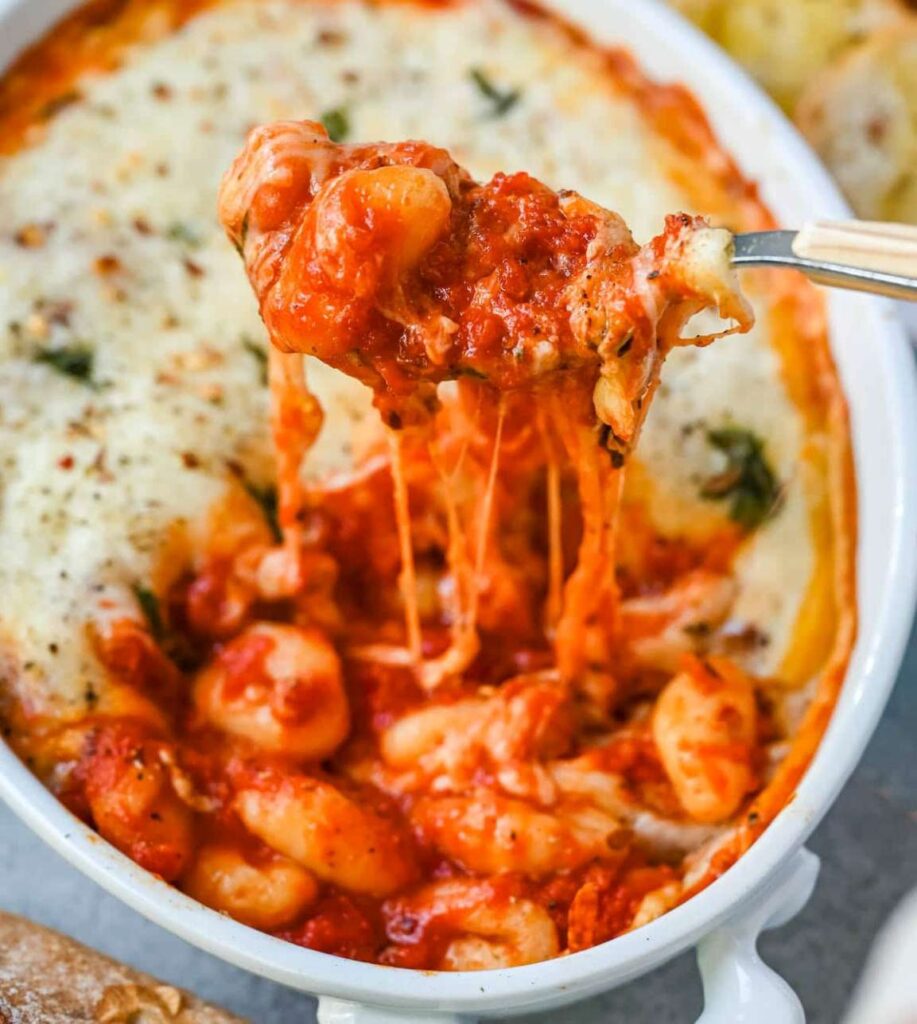 Cheesy Baked Gnocchi