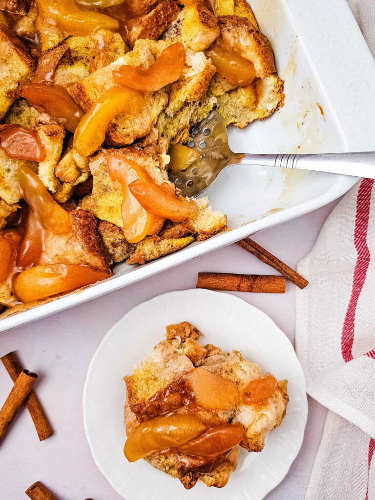 Cinnamon Apple French Toast Casserole