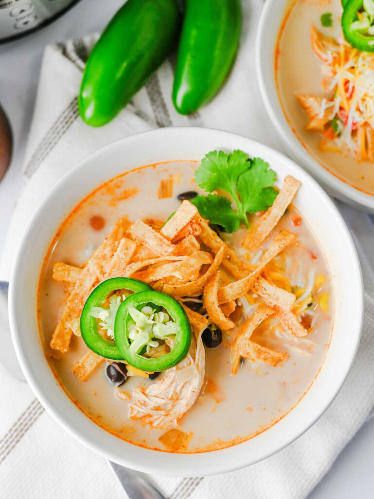 Crockpot chicken tortilla soup