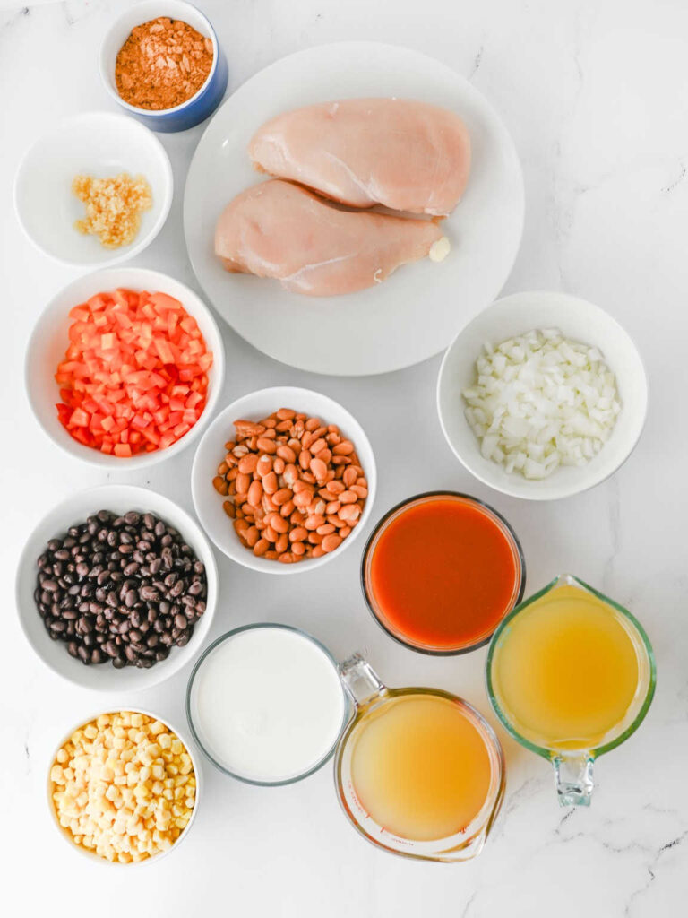 Crockpot chicken tortilla soup ingredients
