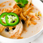 Crockpot chicken tortilla soup pin