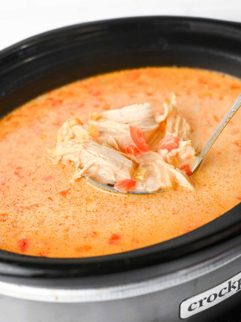 Crockpot chicken tortilla soup process 6