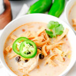 Crockpot chicken tortilla soup