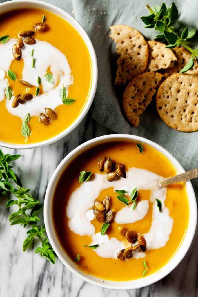 Curry butternut squash soup