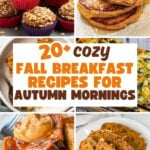 Fall breakfast recipes pin