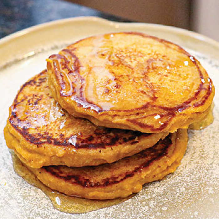 High-Protein Pumpkin Pancakes.