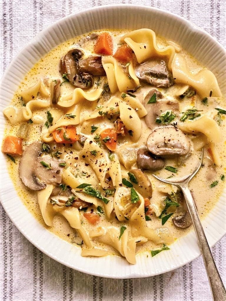 Mushroom Noodle Soup