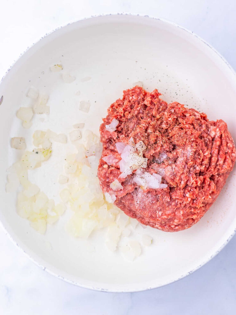 One Pan Gnocchi Shepard’s Pie process 1