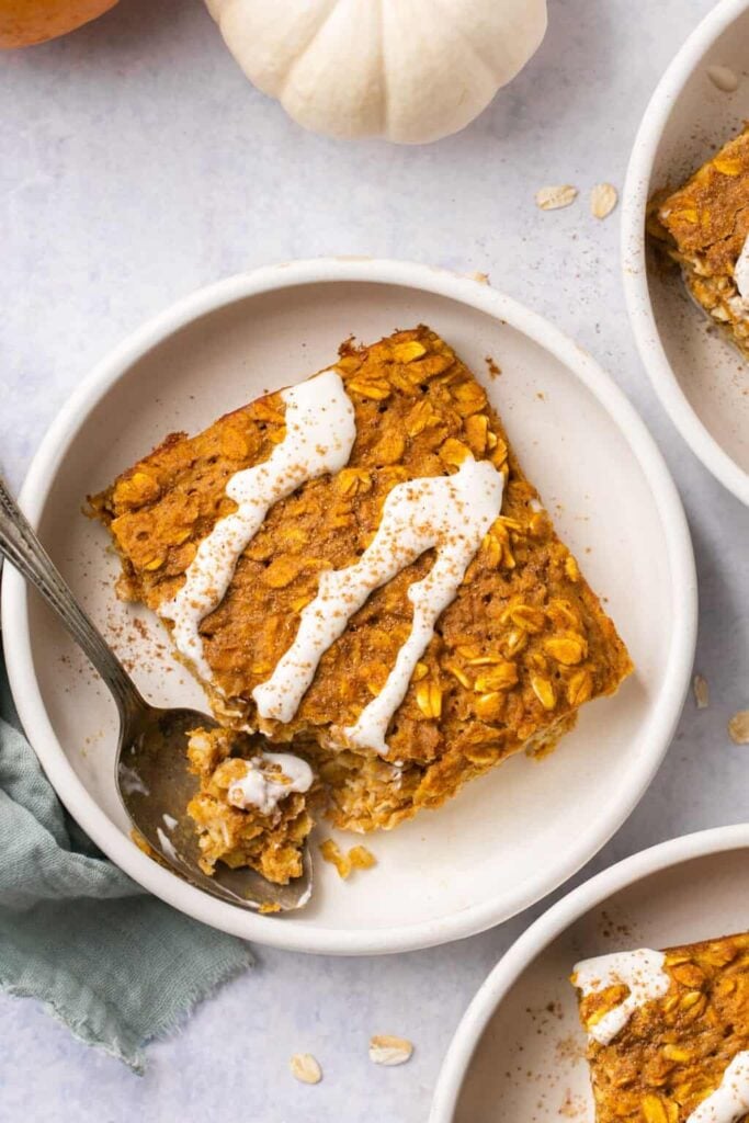 Pumpkin Oatmeal Bake