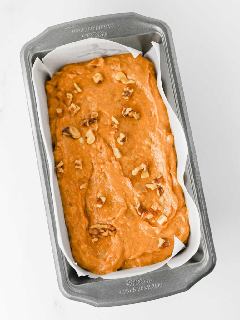 Pumpkin banana bread process 8