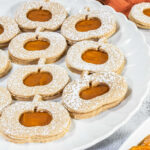 Pumpkin linzer cookies