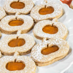 Pumpkin linzer cookies pin