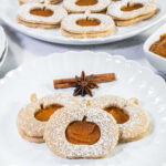 Pumpkin linzer cookies pin