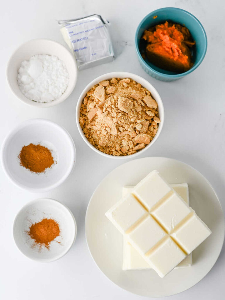 Pumpkin pie truffles ingredients