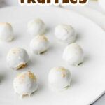 Pumpkin pie truffles pin