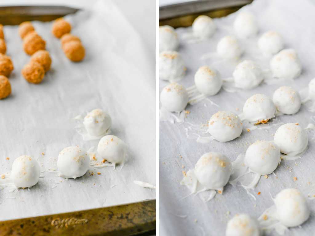 Pumpkin pie truffles process 8