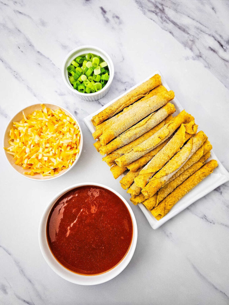 Slow cooker lazy enchiladas ingredients
