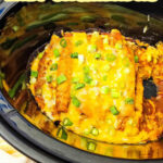 Slow cooker lazy enchiladas pin