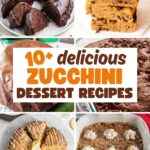 Zucchini dessert recipes pin