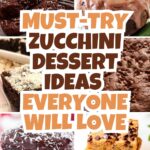 Zucchini dessert recipes pin