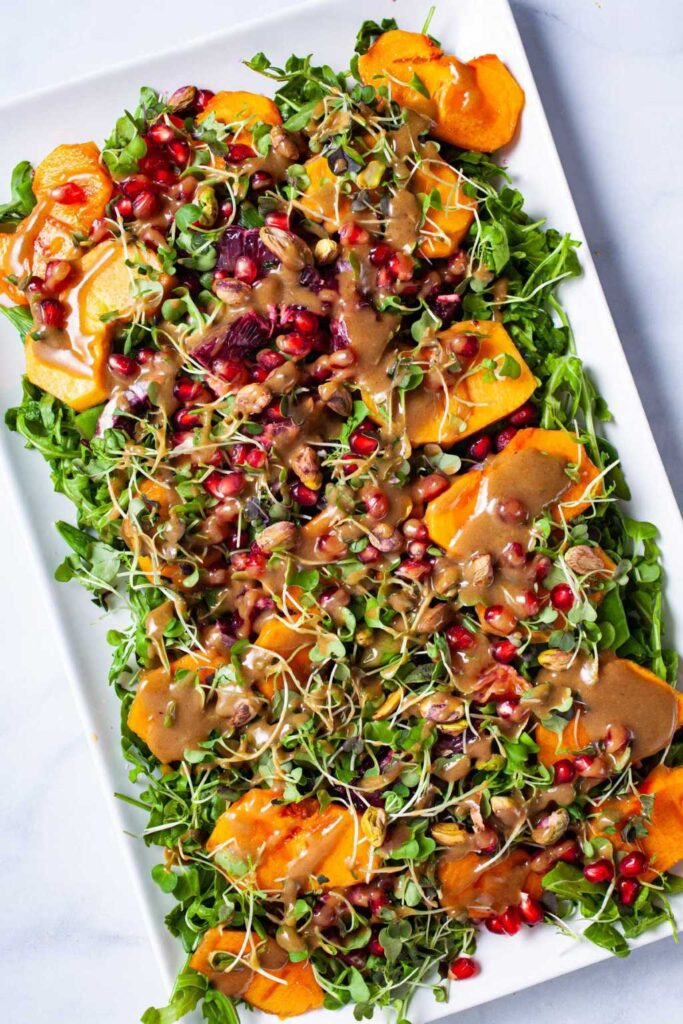 Arugula Persimmon Salad