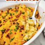 Cauliflower casserole pin