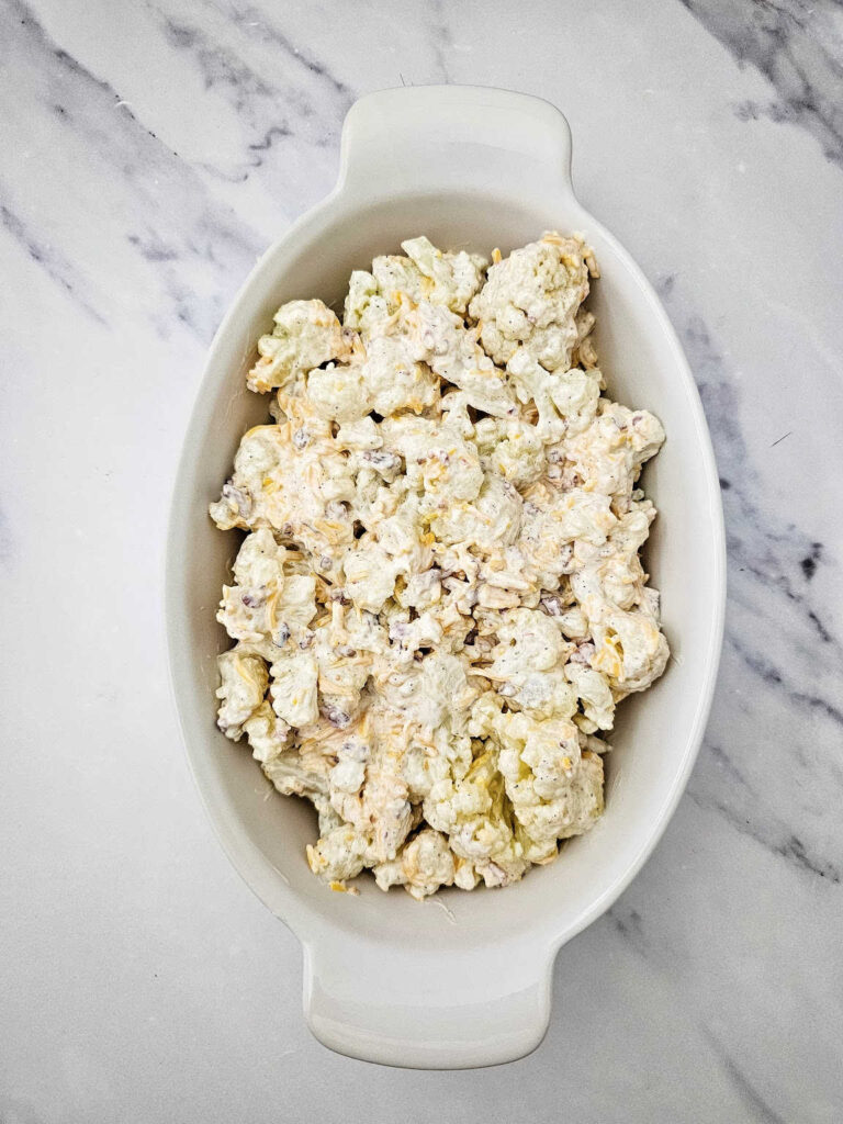 Cauliflower casserole process 5
