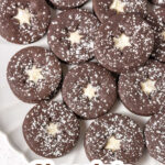 Chocolate Linzer Cookies pin