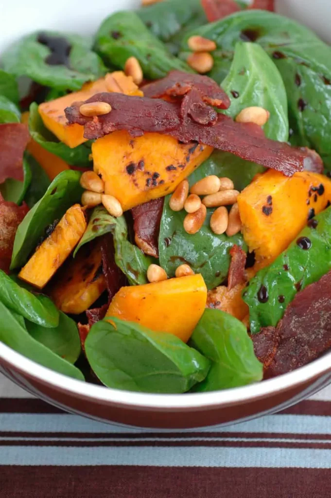 Spinach and Butternut Squash Salad