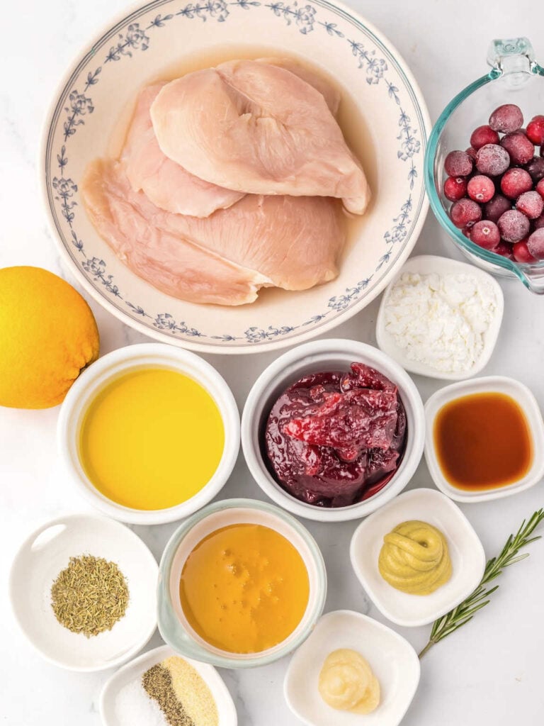 Baked Christmas Chicken ingredients