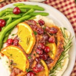 Baked Christmas Chicken pin