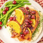Baked Christmas Chicken pin