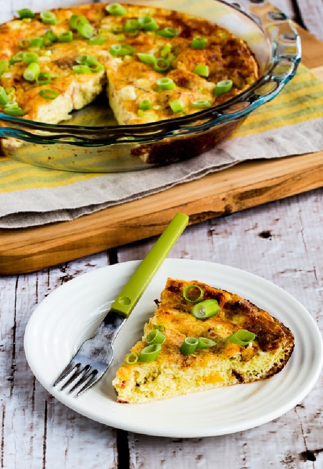 Cheesy Crustless Quiche Lorraine