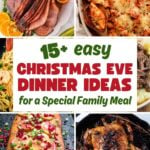 Christmas eve dinner ideas pin