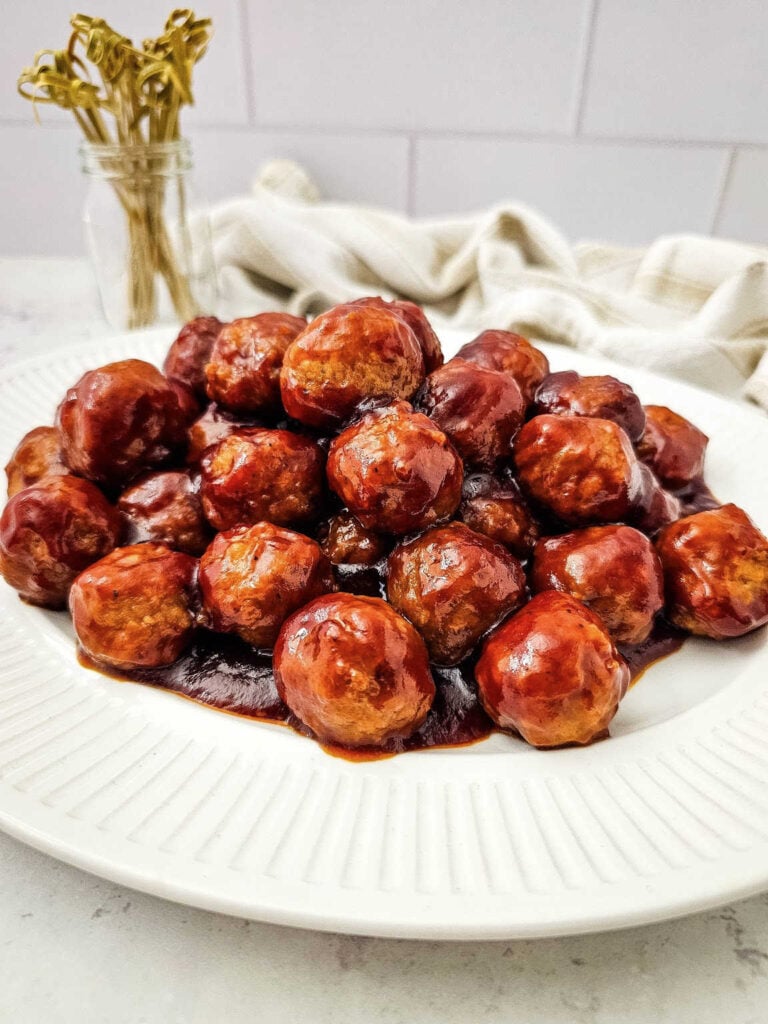 Crockpot BBQ Meatballs