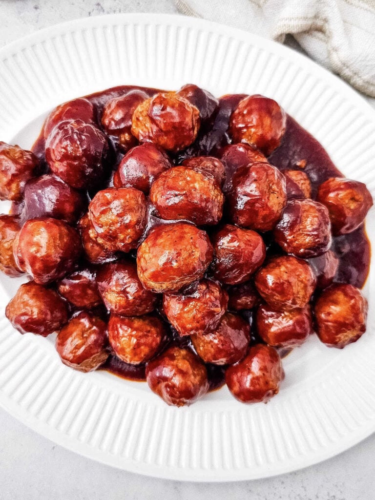 Crockpot BBQ Meatballs