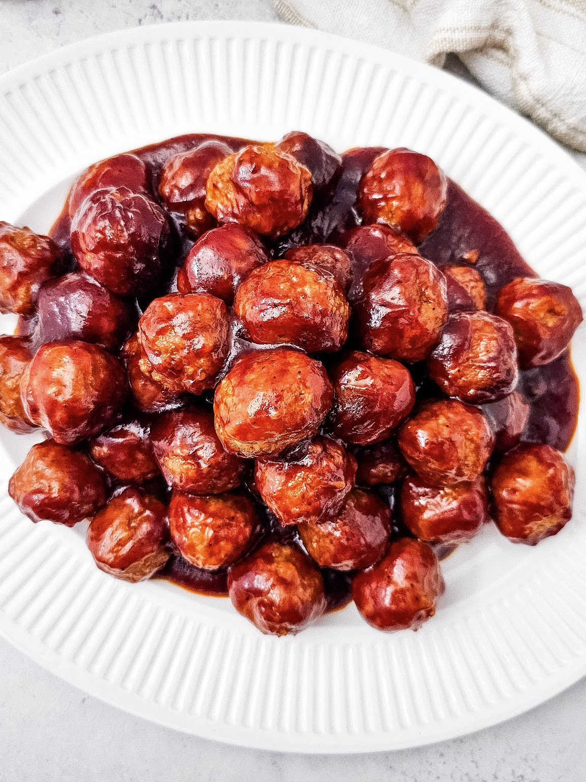 Crockpot BBQ Meatballs