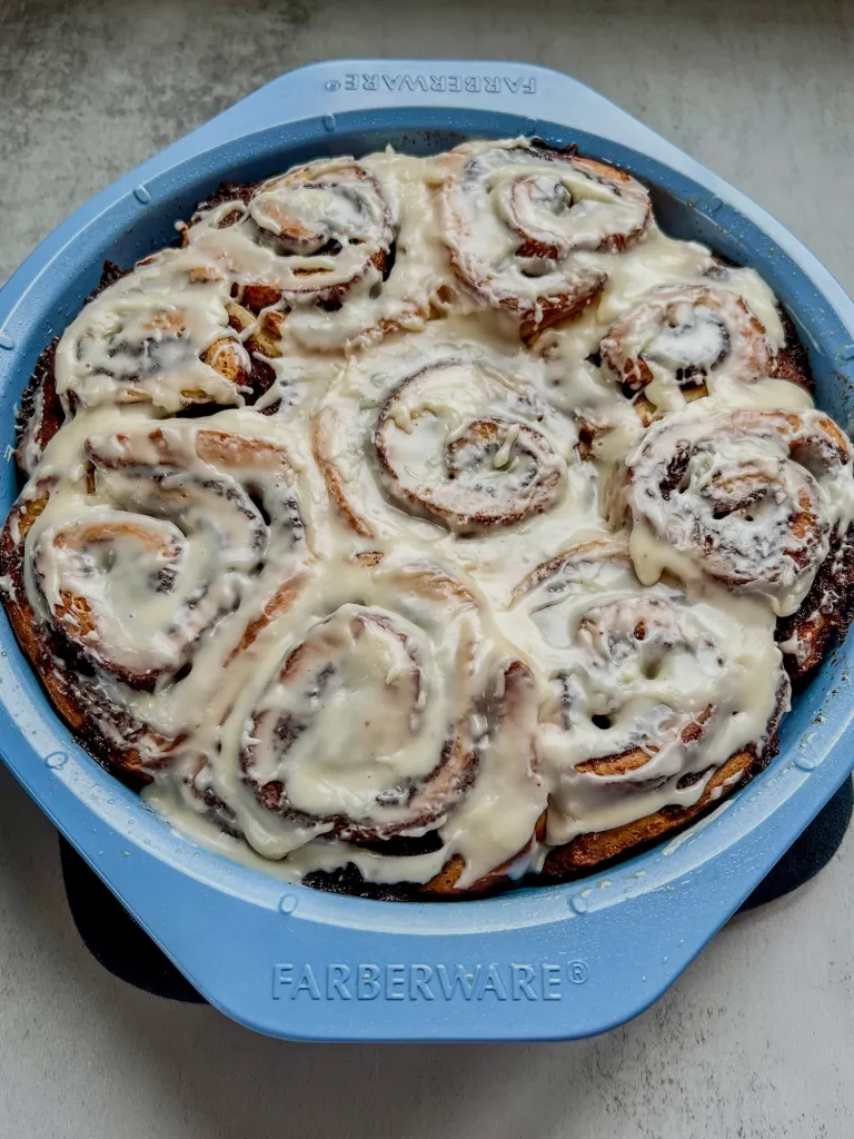 Eggnog Cinnamon Rolls